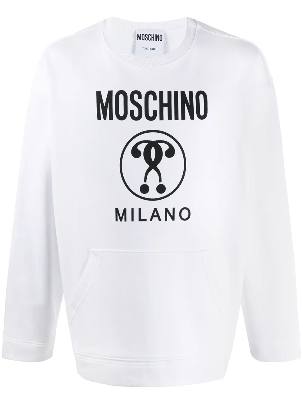 moschino white sweatshirt