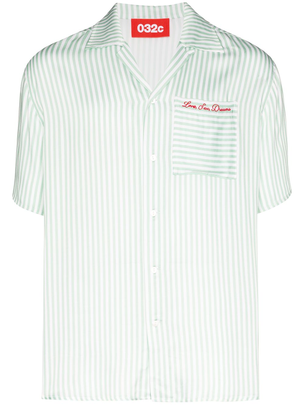 фото 032c striped bowling shirt