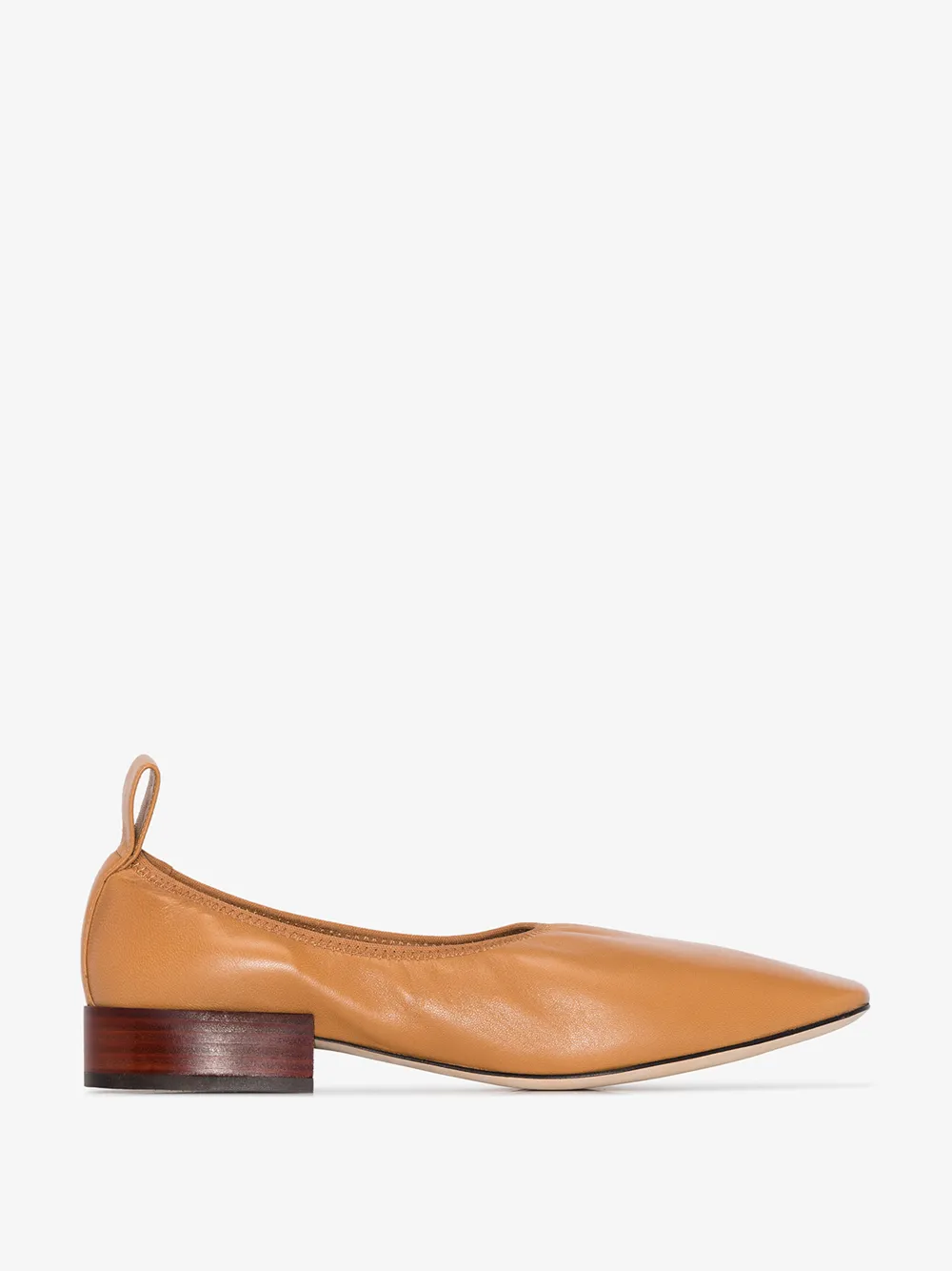 LOEWE BROWN SOFT 25 LEATHER PUMPS,L814466X0314720618