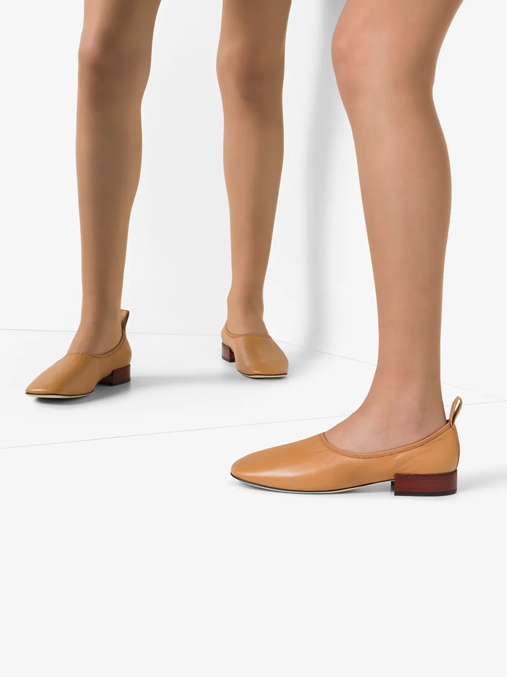 LOEWE BROWN SOFT 25 LEATHER PUMPS,L814466X0314720618