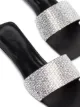 BY FAR Ceni 30 crystal strap mule sandals