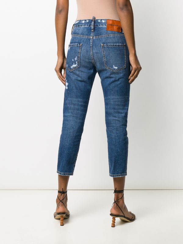 Shop Dsquared2 Beach Cool Girl cropped jeans with Express Delivery -  FARFETCH