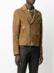 Dsquared2 pocket detail suede biker jacket