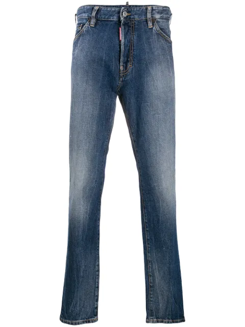 Dsquared2 faded effect jeans