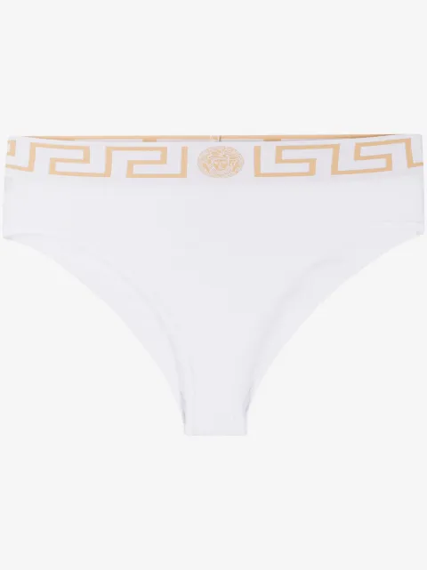 Versace calzones con motivo Greca en la pretina