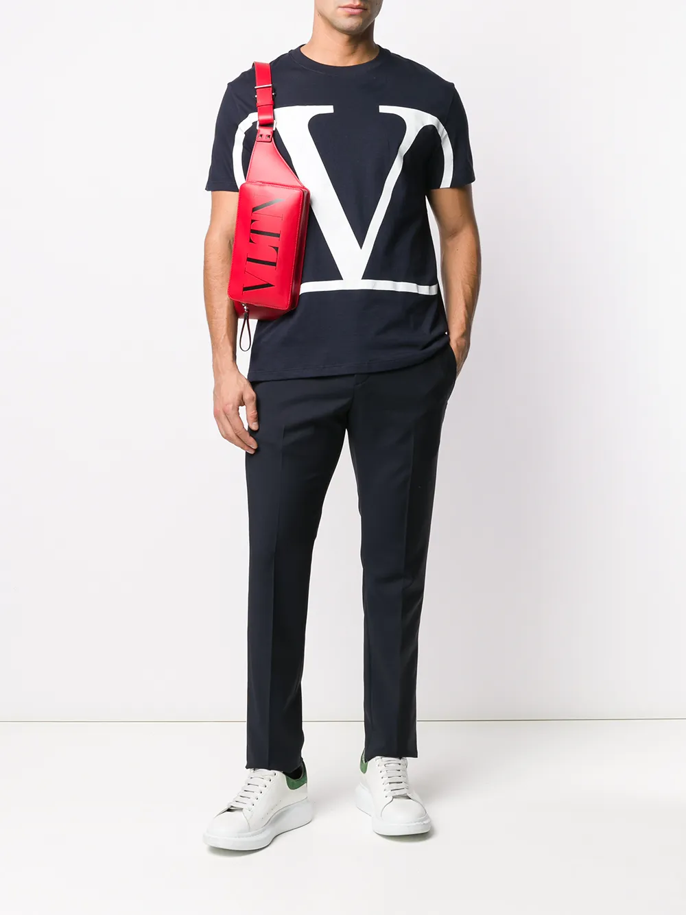 Valentino Garavani Wollen broek - Zwart