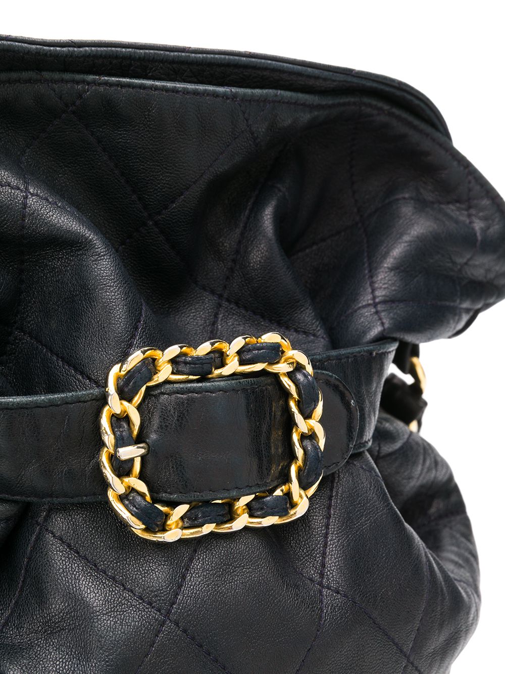 фото Chanel pre-owned стеганая поясная сумка 1980-х годов