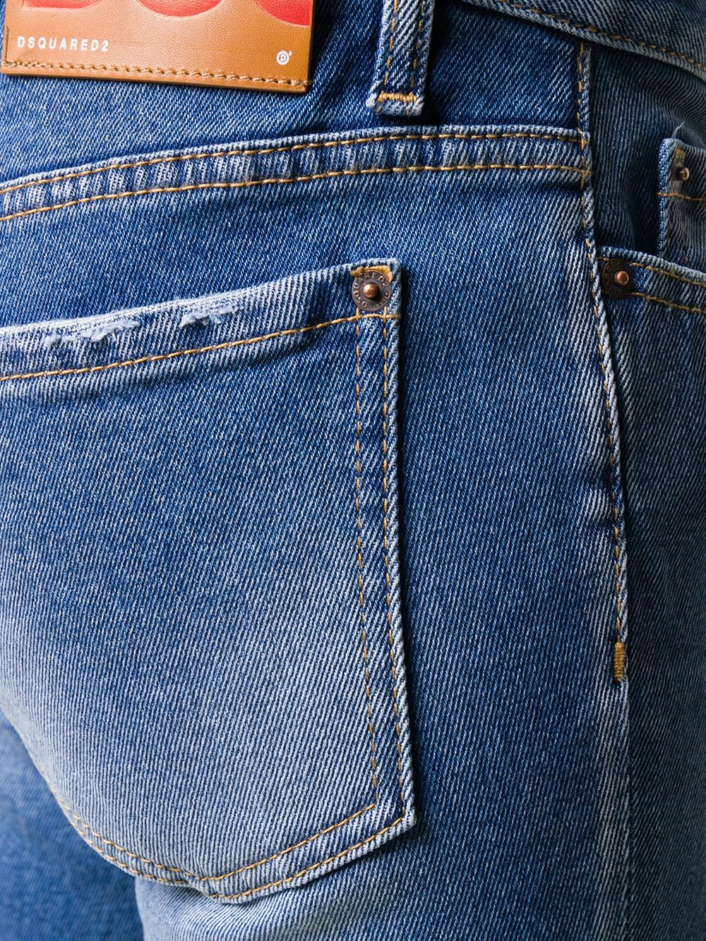 фото Dsquared2 укороченные джинсы кроя слим