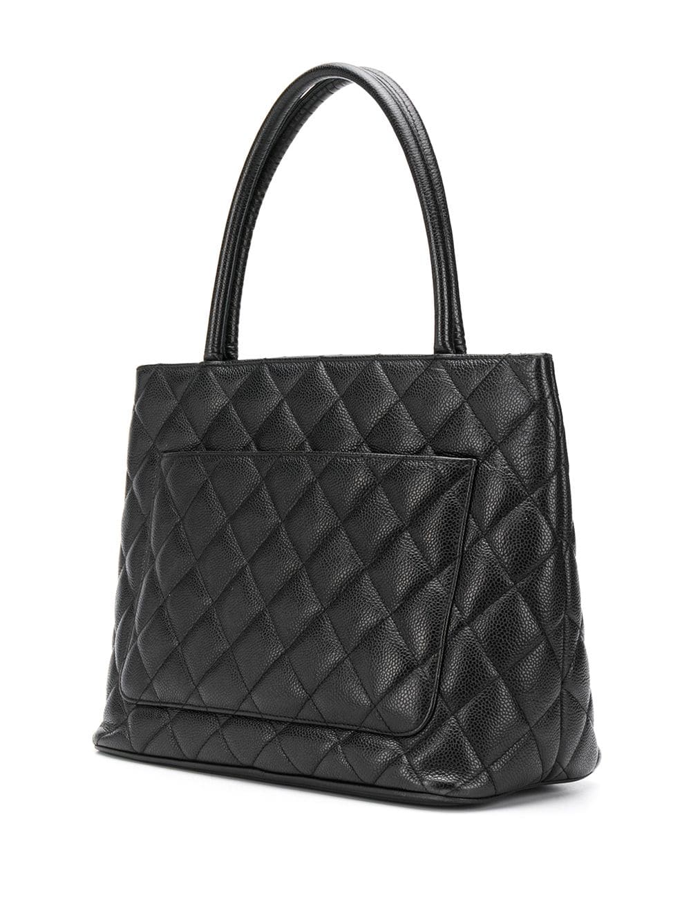 фото Chanel pre-owned стеганая сумка-тоут 2010-го года с логотипом cc