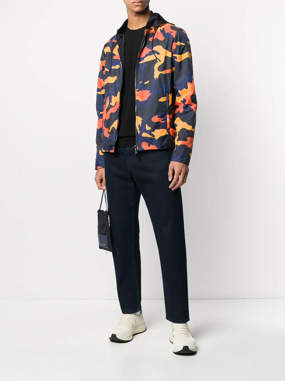 Valentino Garavani camouflage print Reversible Windbreaker Farfetch
