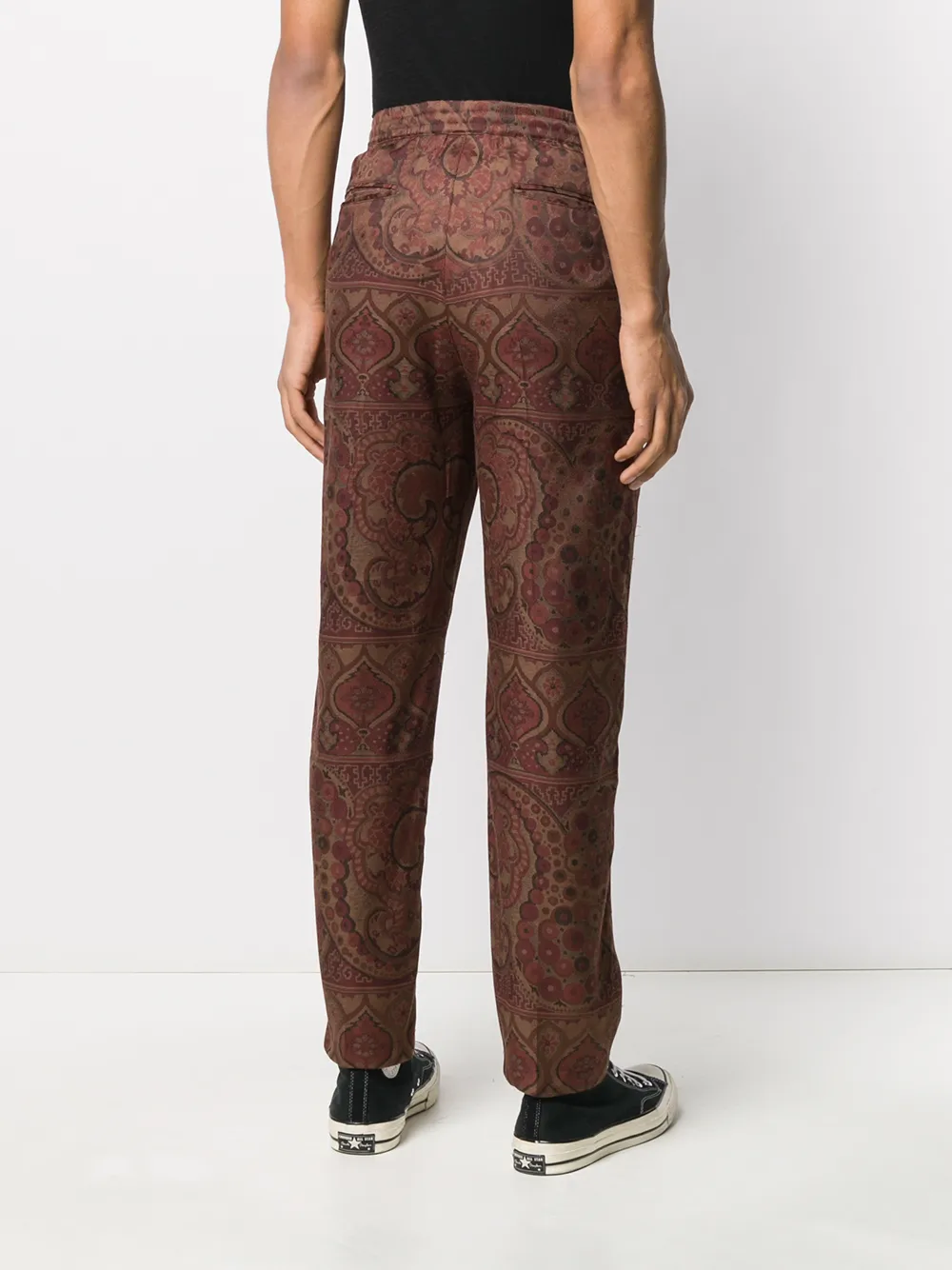 фото Stussy брюки paisley прямого кроя