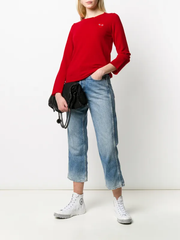 Comme Des Garçons Play ロゴ セーター 通販 - FARFETCH