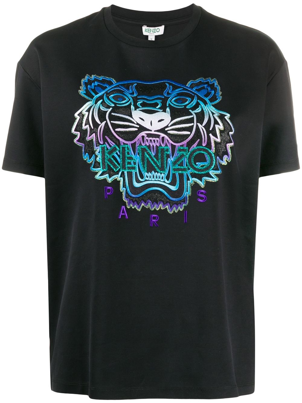 Kenzo Holiday Capsule Tiger T-shirt In Black