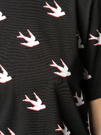 swallow print T-shirt展示图