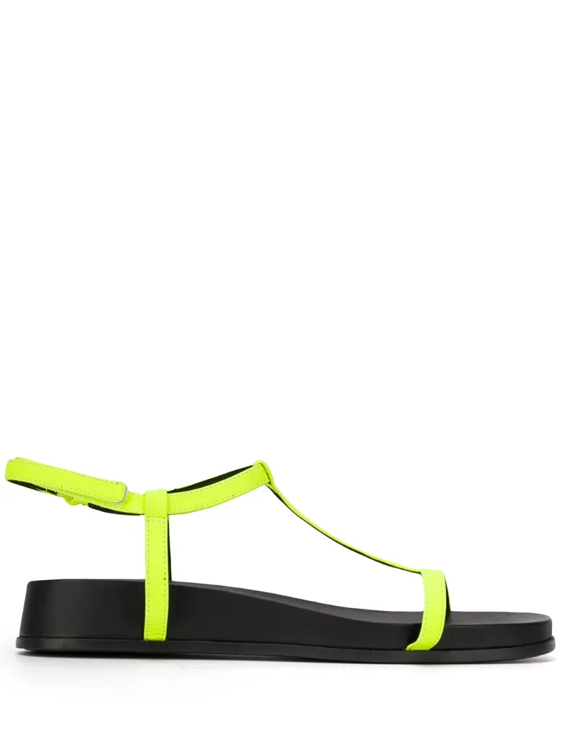 camper yellow sandals