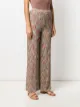 Missoni بنطال بحياكة إنتارسيا وتصميم فلير