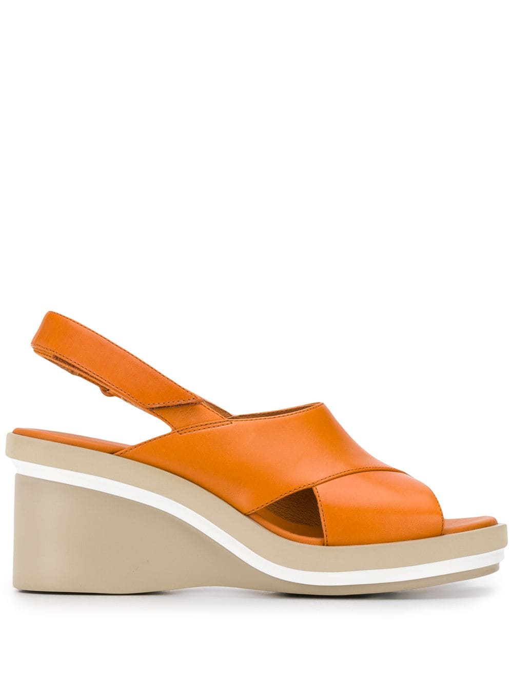 

Camper sandalias Kyra de 75mm - Naranja