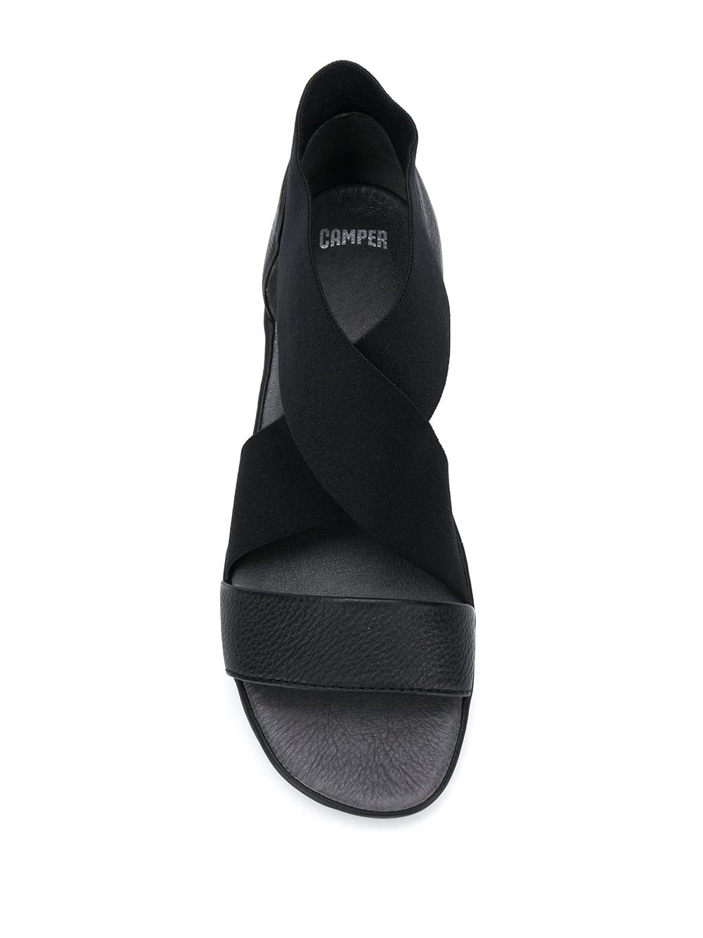 Shop Camper Right Nina Slip-on Sandals In Black
