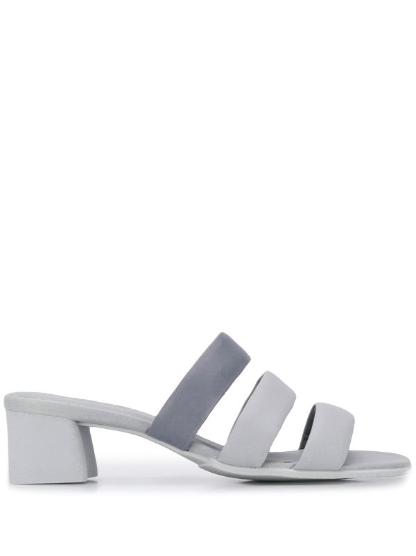 camper white sandals