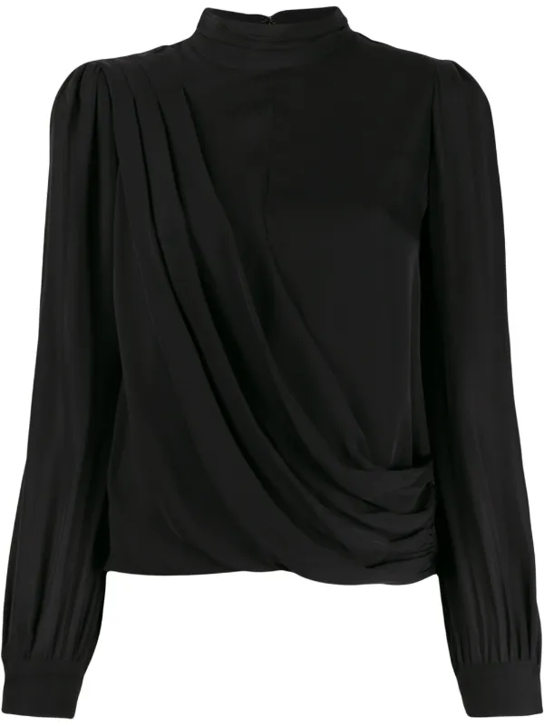 michael kors black blouse