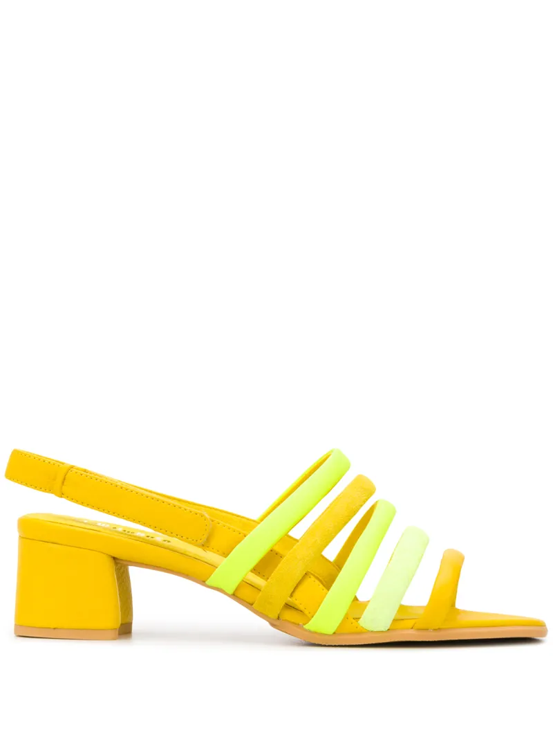 camper yellow sandals