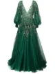 Image 1 of Saiid Kobeisy long-sleeve flared dress