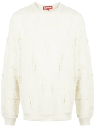 supreme textured pattern sweater