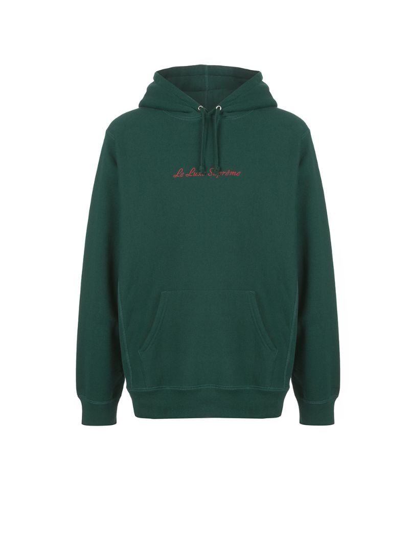 Supreme Le Luxe Hoodie In Green