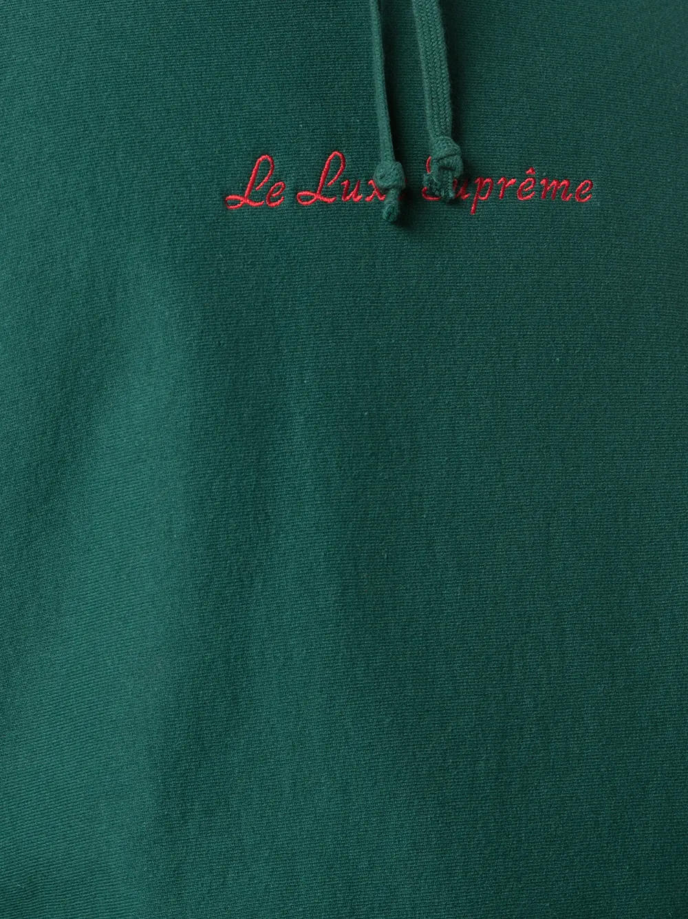 Supreme Hoodie met print Groen
