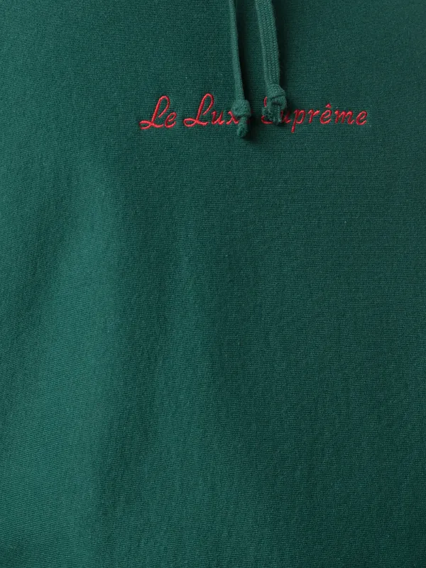 Supreme Le Luxe Hoodie | Green | FARFETCH IL