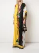 Image 2 of Oscar de la Renta floral print long dress