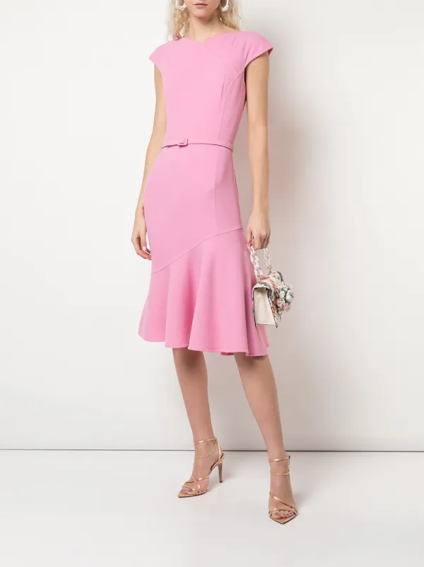 oscar de la renta pink dress