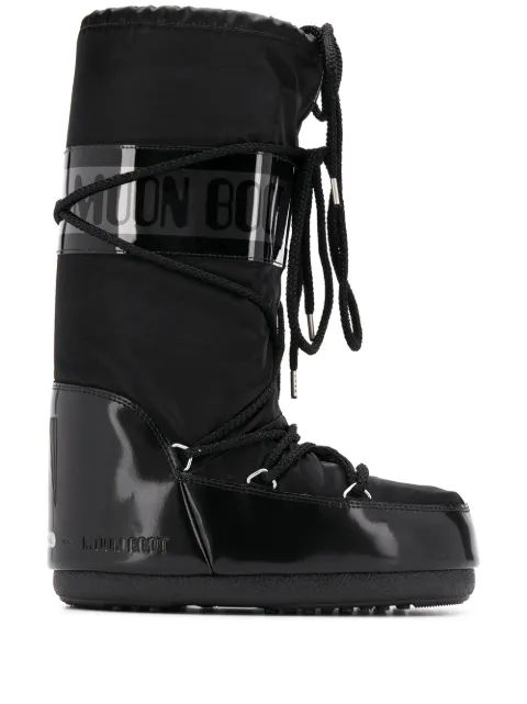 dark grey moon boots