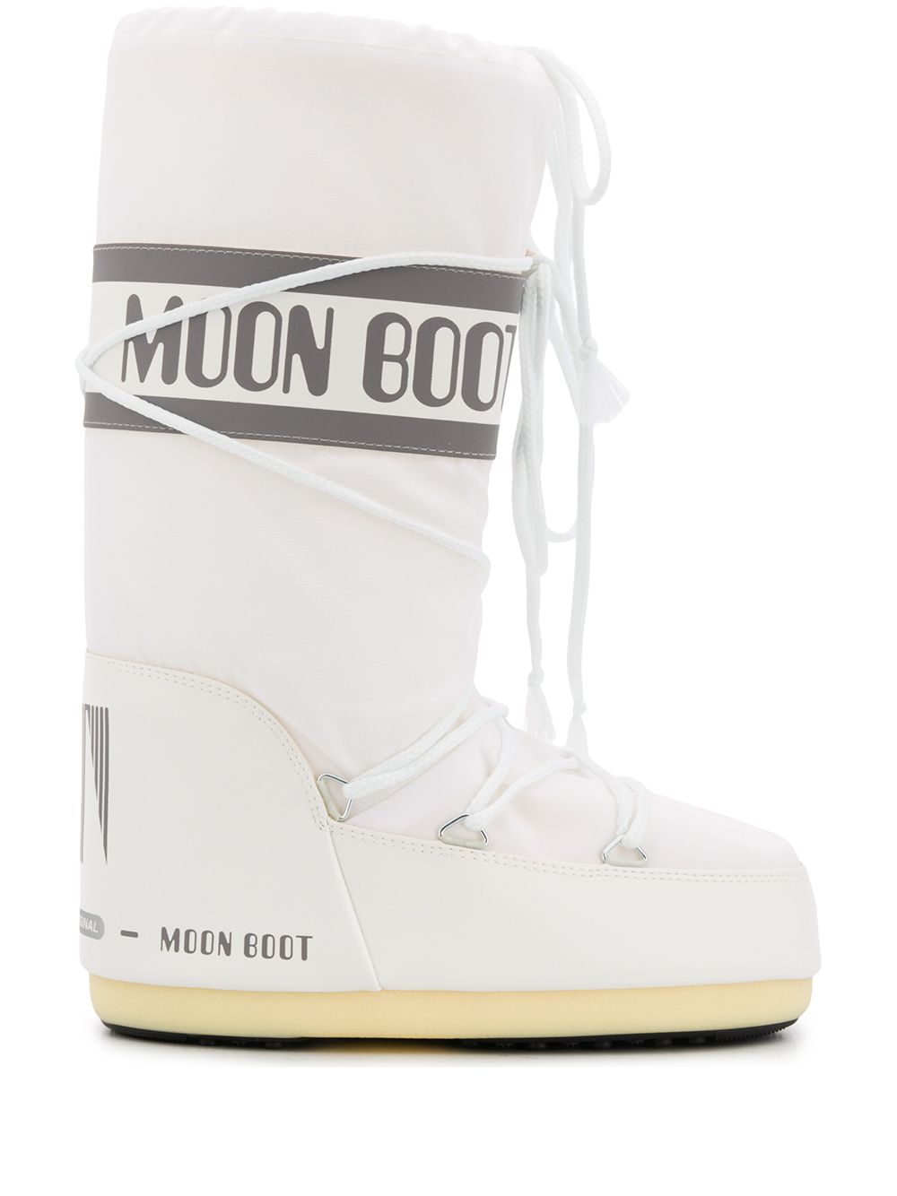 фото Moon Boot tall logo printed boots