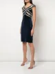 Tadashi Shoji فستان مطرز بترتر