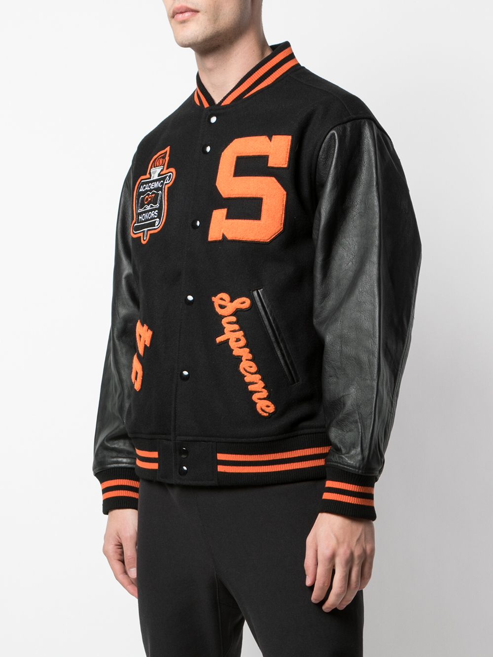 Shop Supreme Team Varsity Jacket with Express Delivery - FARFETCH