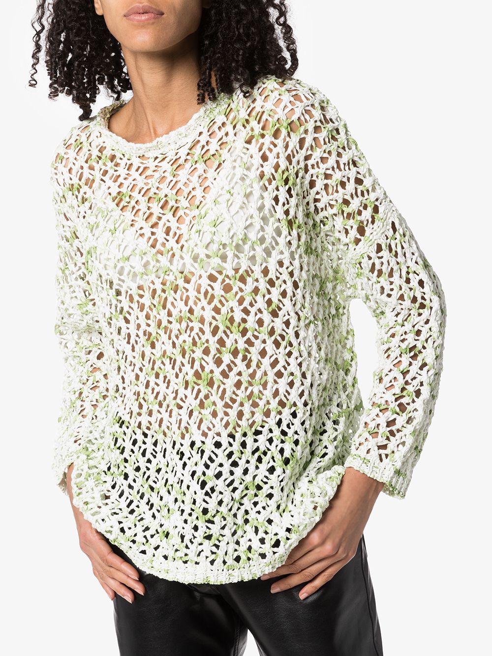 фото Xu zhi crochet slouchy jumper