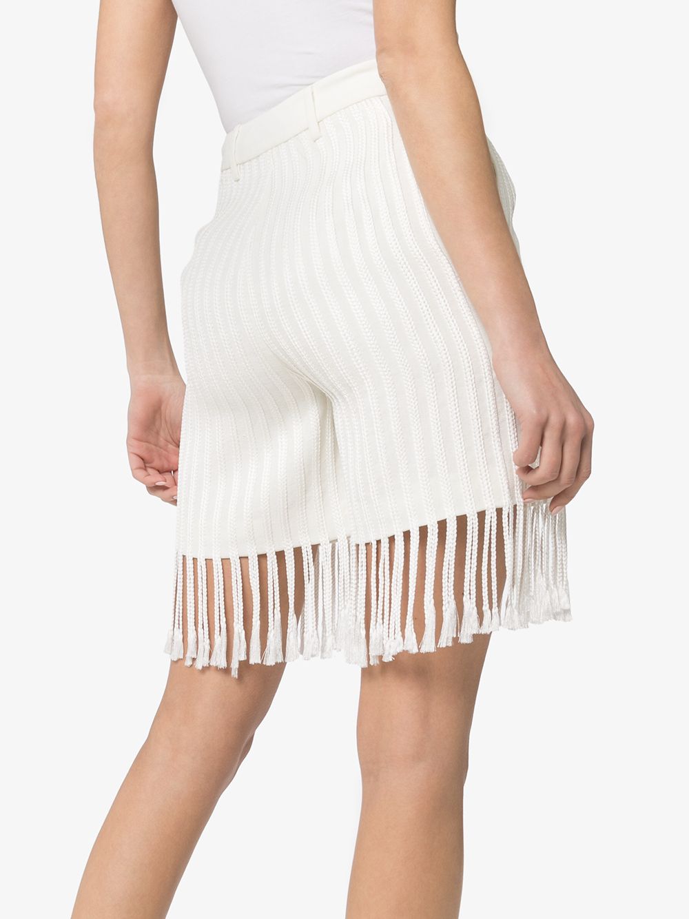 фото Xu zhi fringed shorts