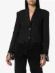Image 2 of XU ZHI tassel hem single-breasted blazer