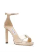 Image 2 of Jimmy Choo Misty 100 metallic sandals