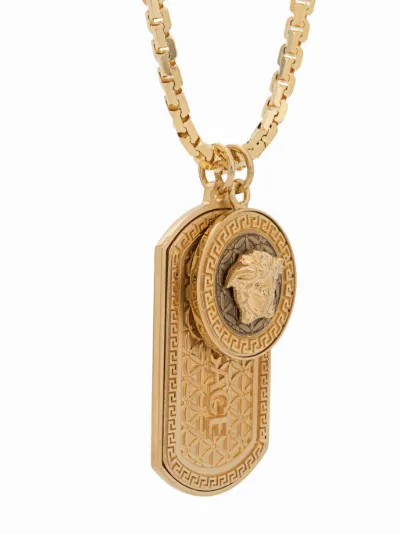 dog tag necklace | Versace | Eraldo.com