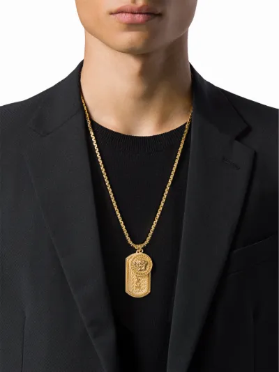 dog tag necklace | Versace | Eraldo.com