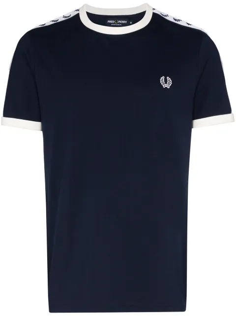 Fred Perry playera con franja del logo
