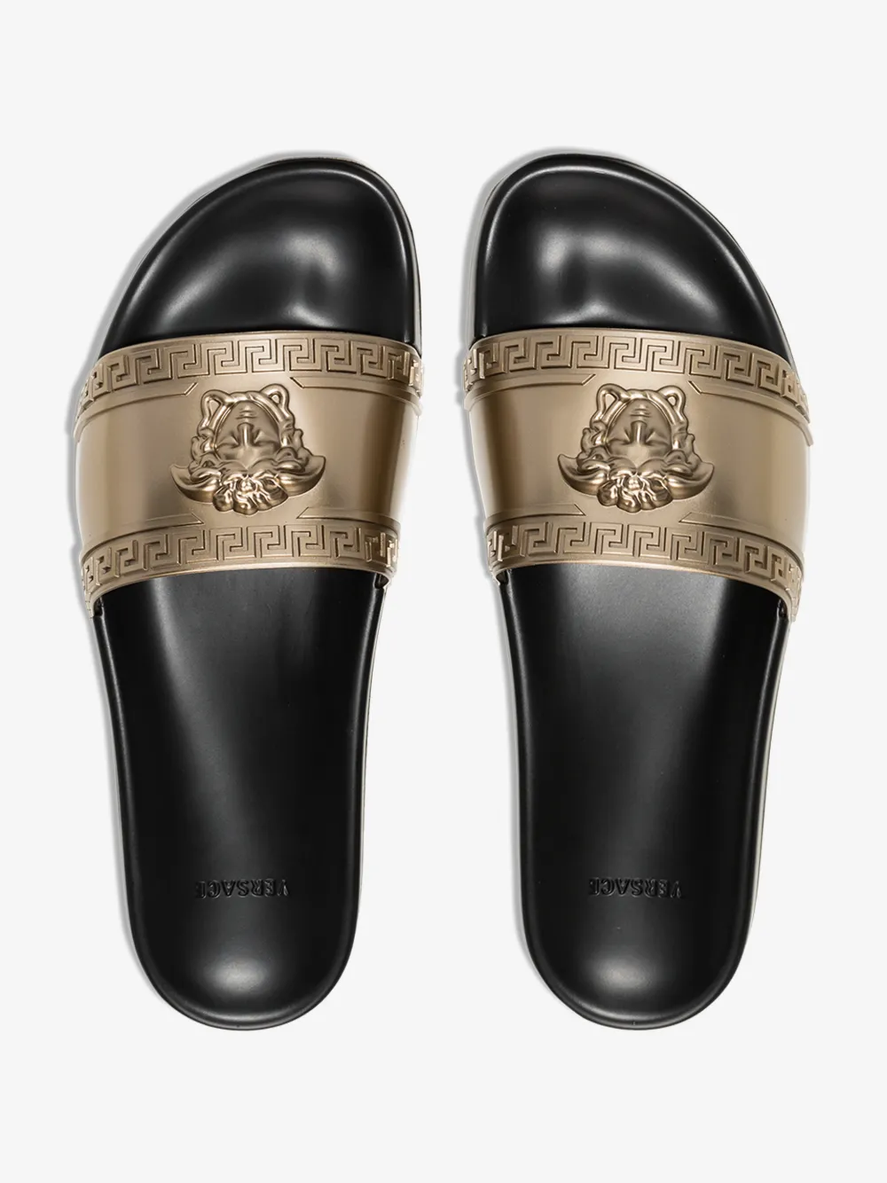 Versace Gold Medusa Slides ModeSens