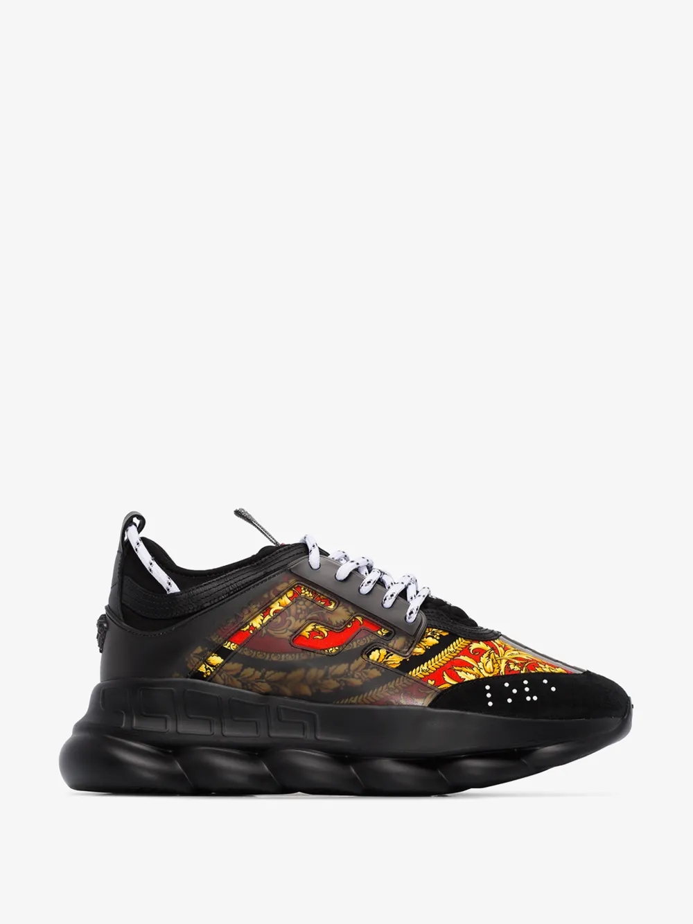 VERSACE MULTICOLOURED CHAIN REACTION SNEAKERS,DSU7071ED35TG14723991