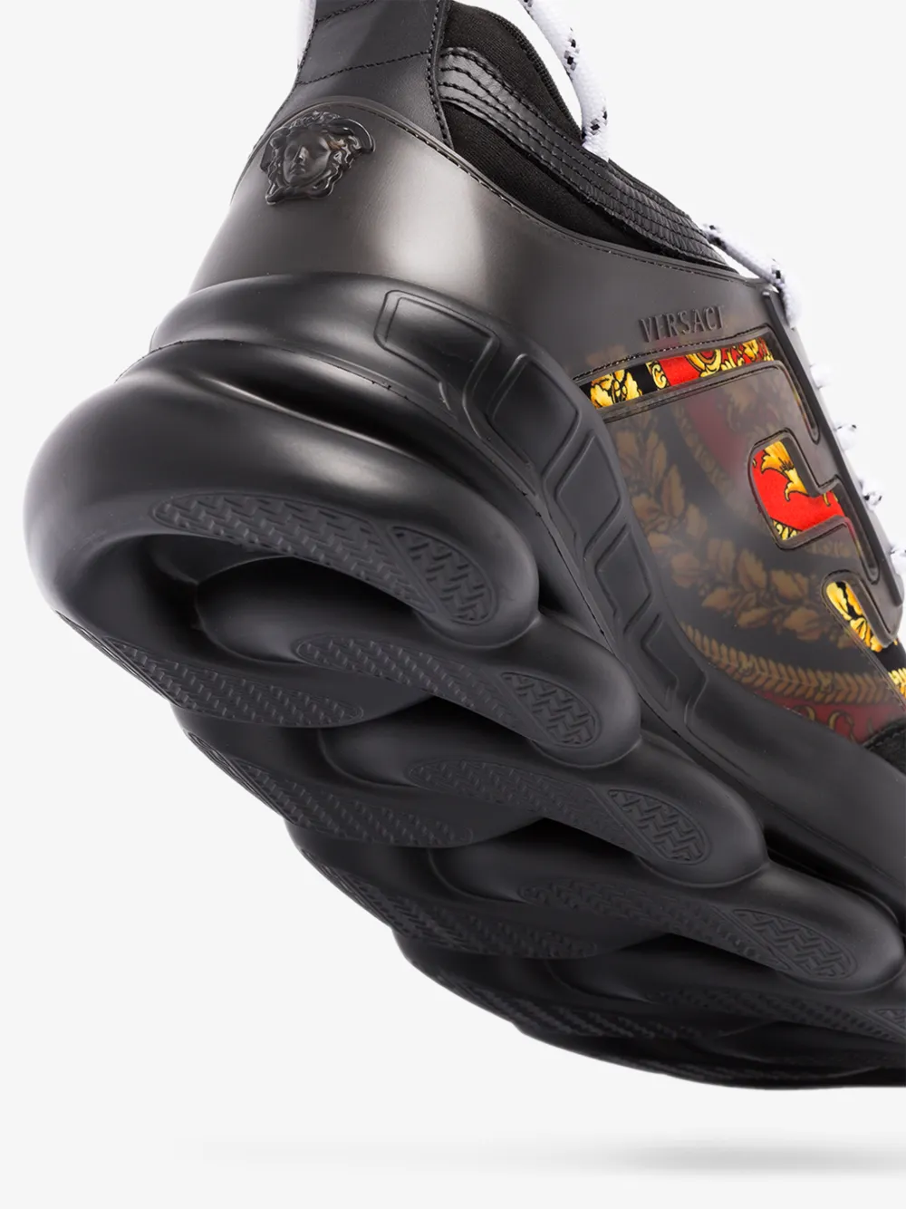 VERSACE MULTICOLOURED CHAIN REACTION SNEAKERS,DSU7071ED35TG14723991