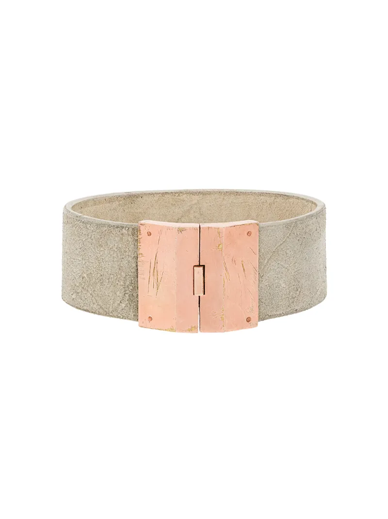 Parts Of Four Box Lock Wide Choker In Neutrals