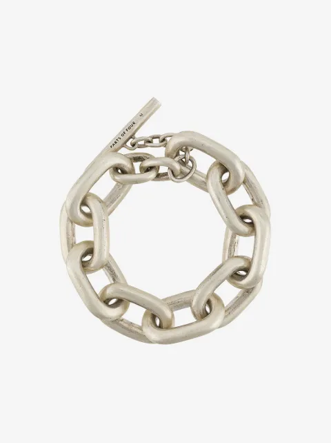 Parts of Four oversized chain bracelet