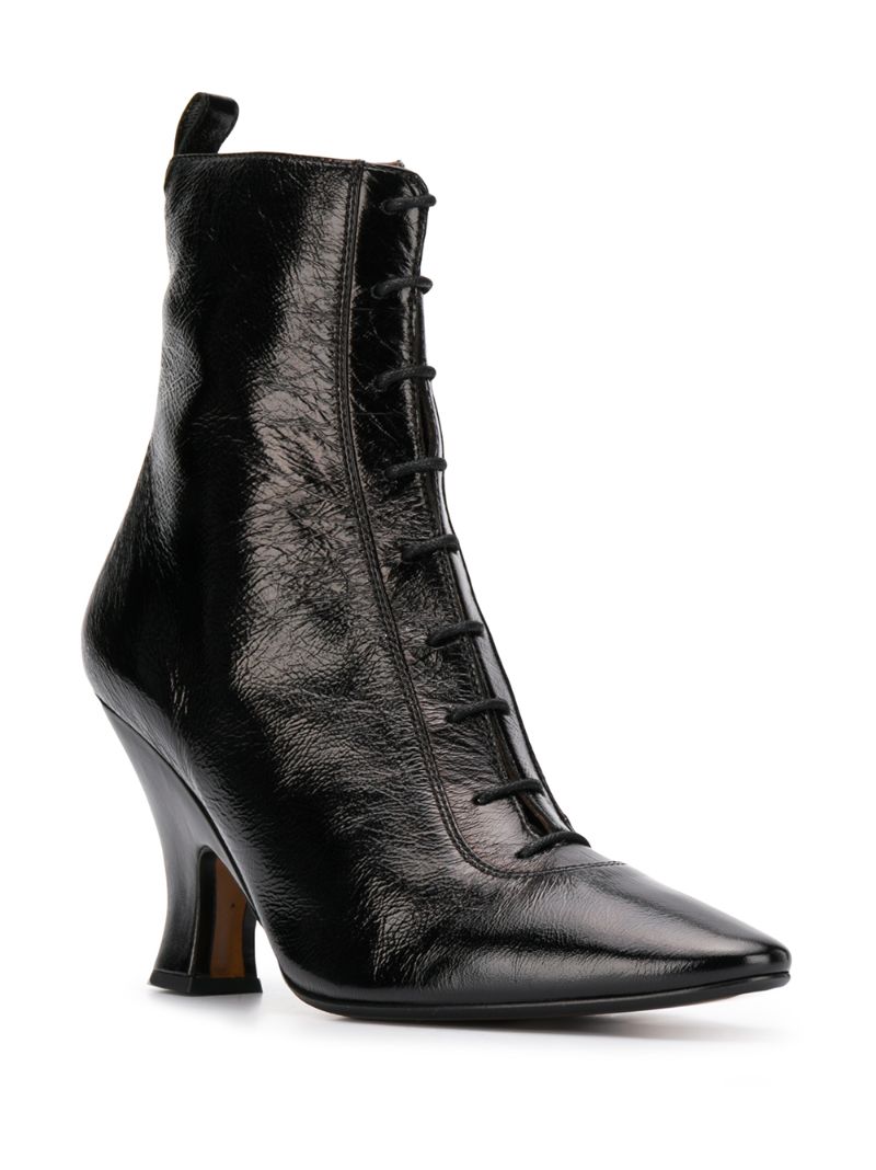 Shop Marc Jacobs The Victorian Ankle Boots In Black