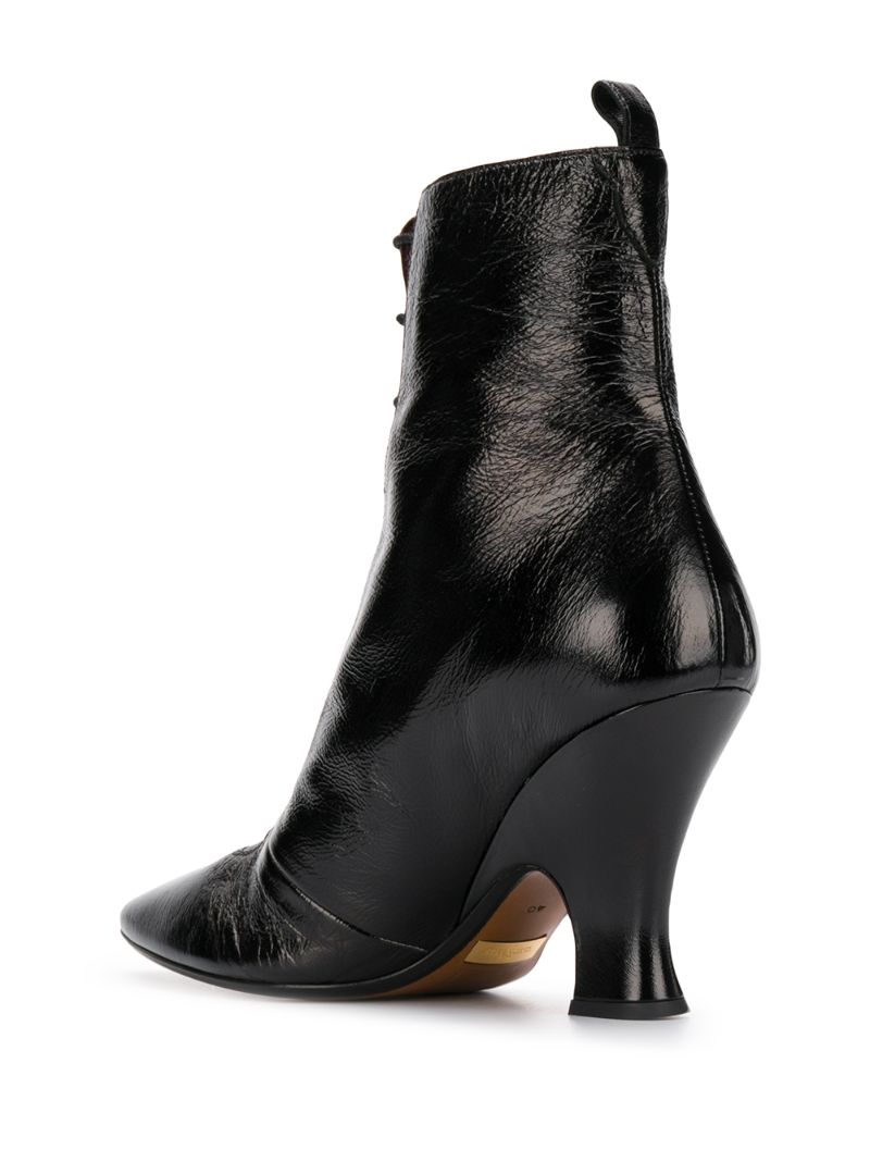 Shop Marc Jacobs The Victorian Ankle Boots In Black